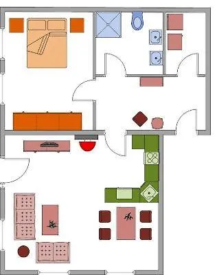 Apartment Altes Pastorat 1 *